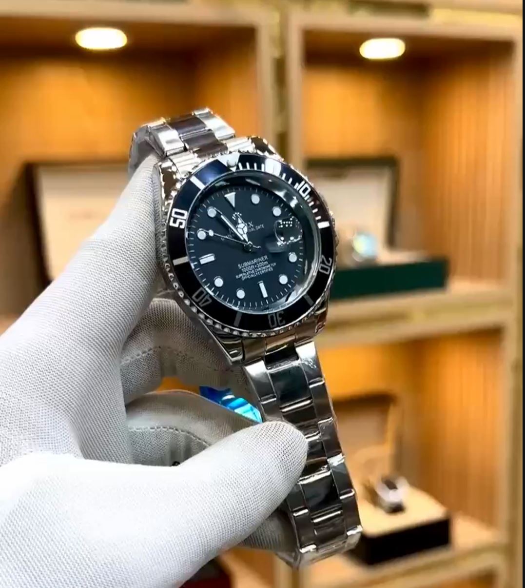 For Men Limited Edition Bezzel Rotating Two Tone Submariner Pro Watch (RX)