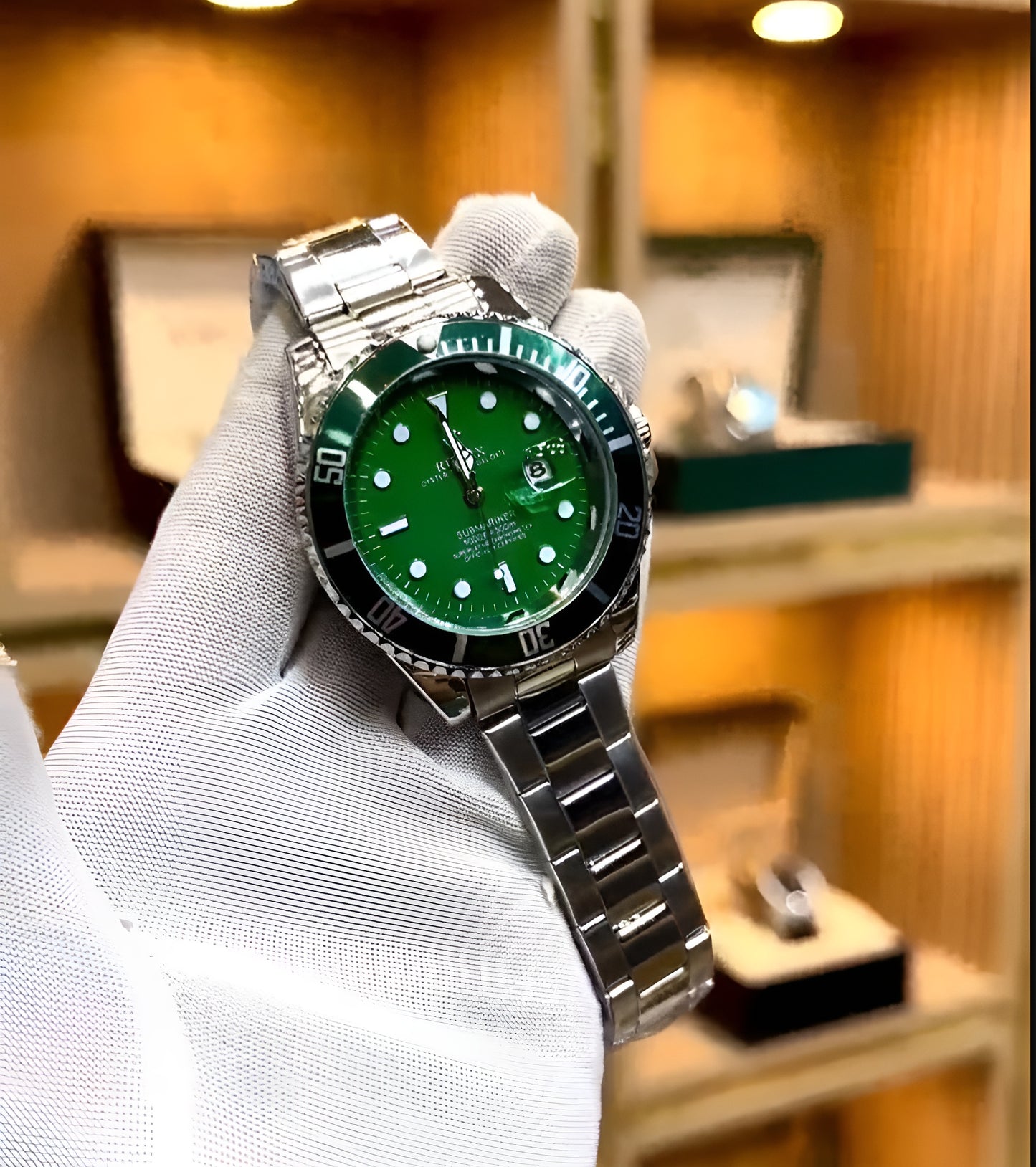 For Men Limited Edition Bezzel Rotating Two Tone Submariner Pro Watch (RX)