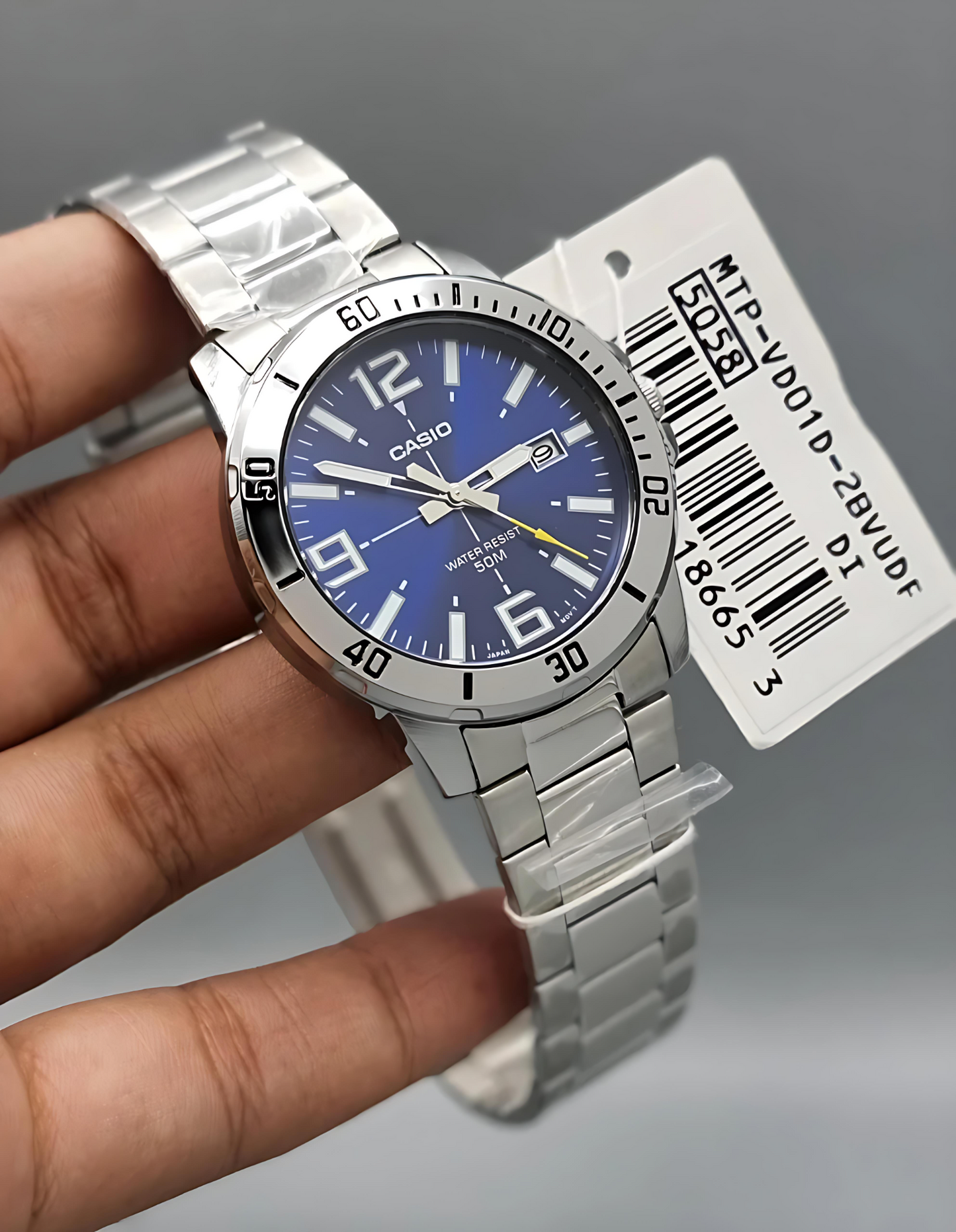 Stainless Steel Chain Men's Casio Watch