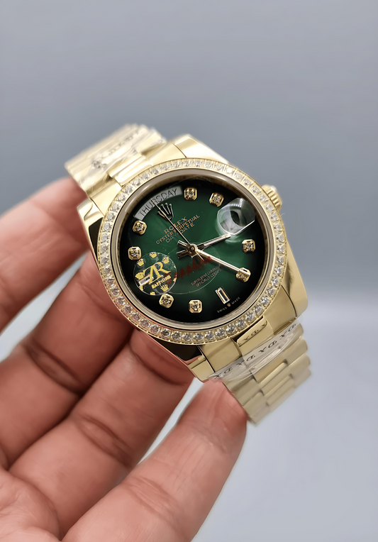 High Quality Luxury Branded Watch Gold (RX)