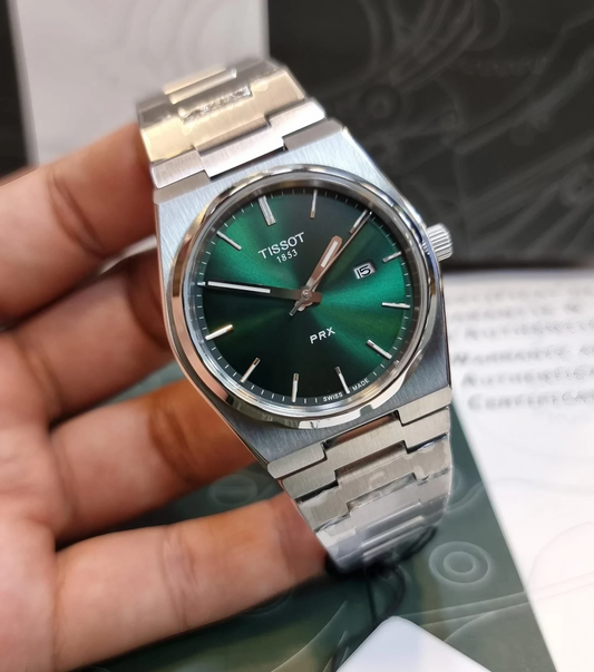 High Quality Luxury Branded Silver Watch (tissot)
