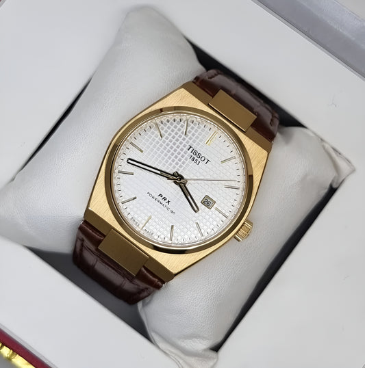 High Quality Luxury Watch, Leather Strap (tissot)
