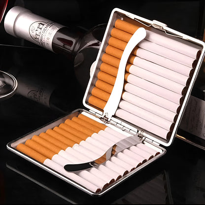 Slim Leather Cigarette Case