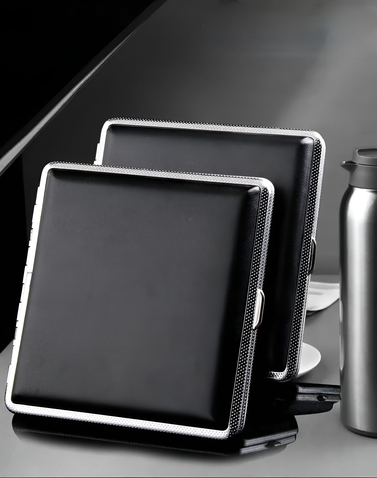 Slim Leather Cigarette Case