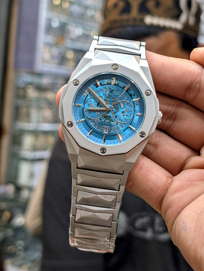 Diamond Cut Master Lock Mens & Boys Watch