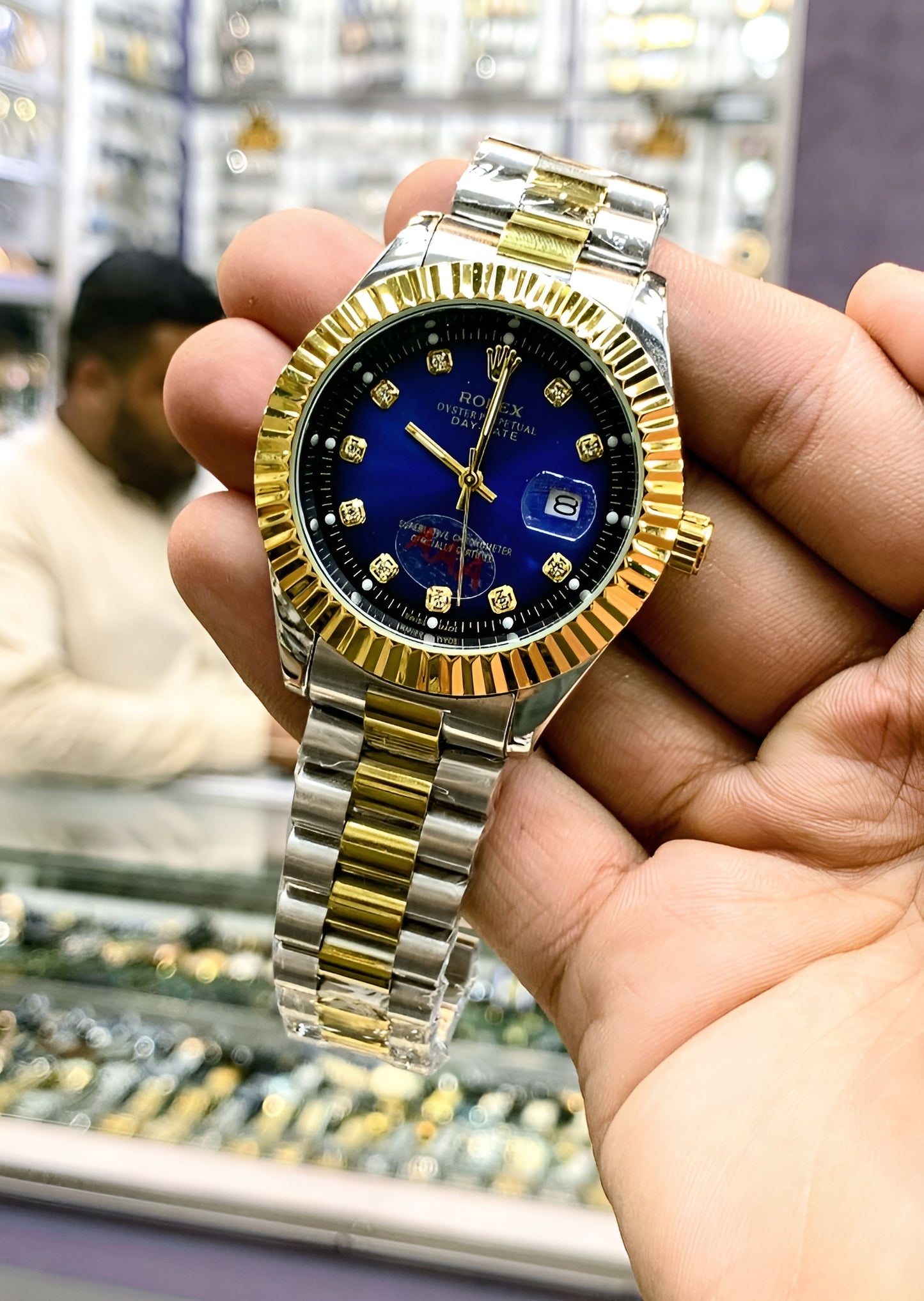 Premium Steel Rolex Chain Watch