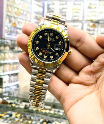 Premium Steel Rolex Chain Watch