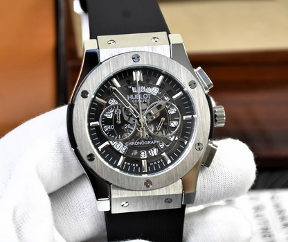 High Quality Luxury Branded Watch Skeleton Dial Style