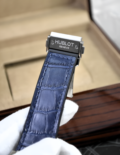 Elegant Branded Watch (Leather Strap)