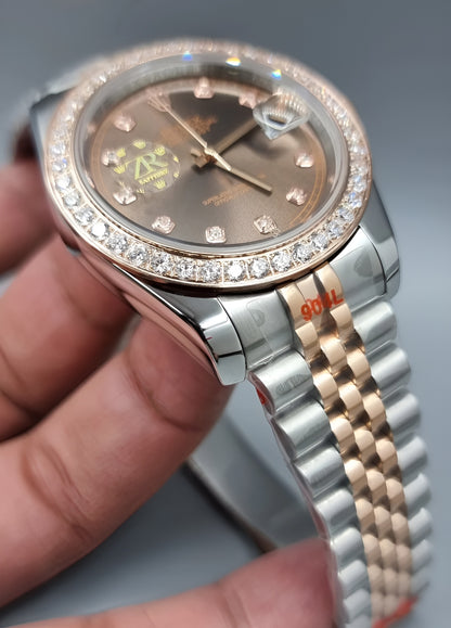 High Quality Luxury Branded RX Watch Brown